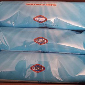 Bulk Clorox Wipes New In Box 3 packs for home/office